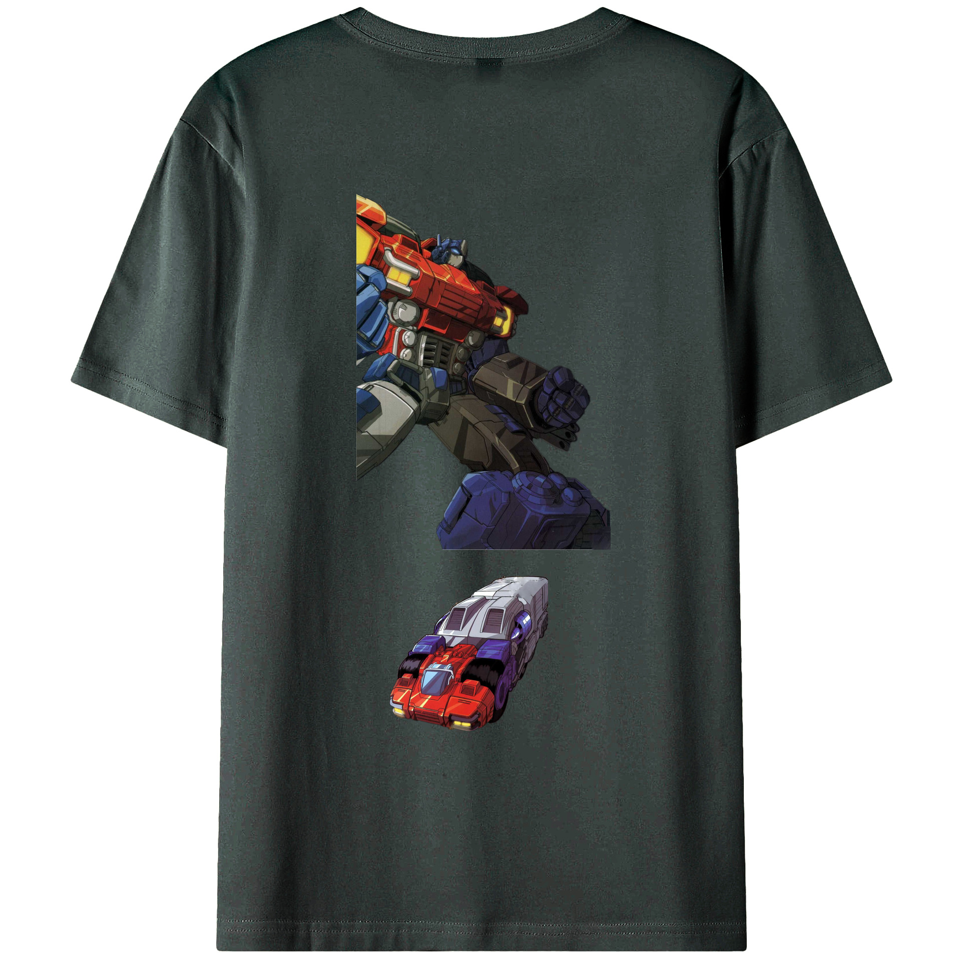 （画像用）  綿100％ メンズ半袖Tシャツ（バックプリント） 通気性